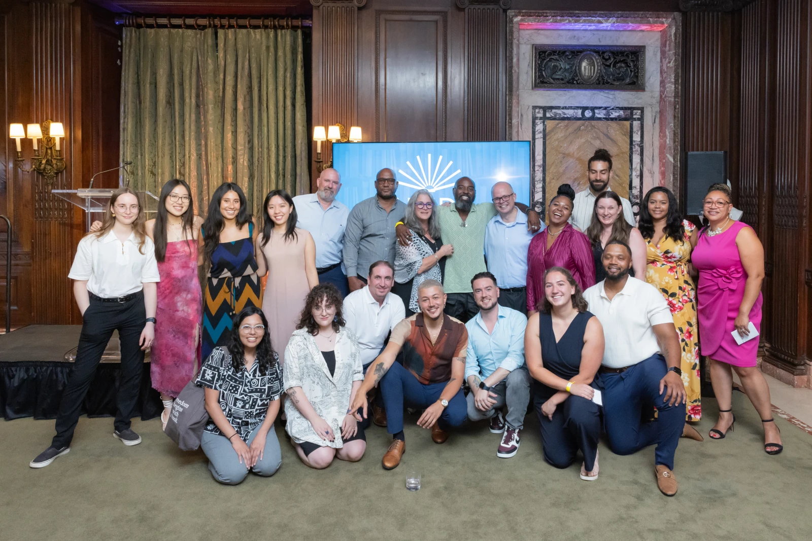 The Freedom Reads team at the inaugural Inside Literary Prize Award Ceremony.