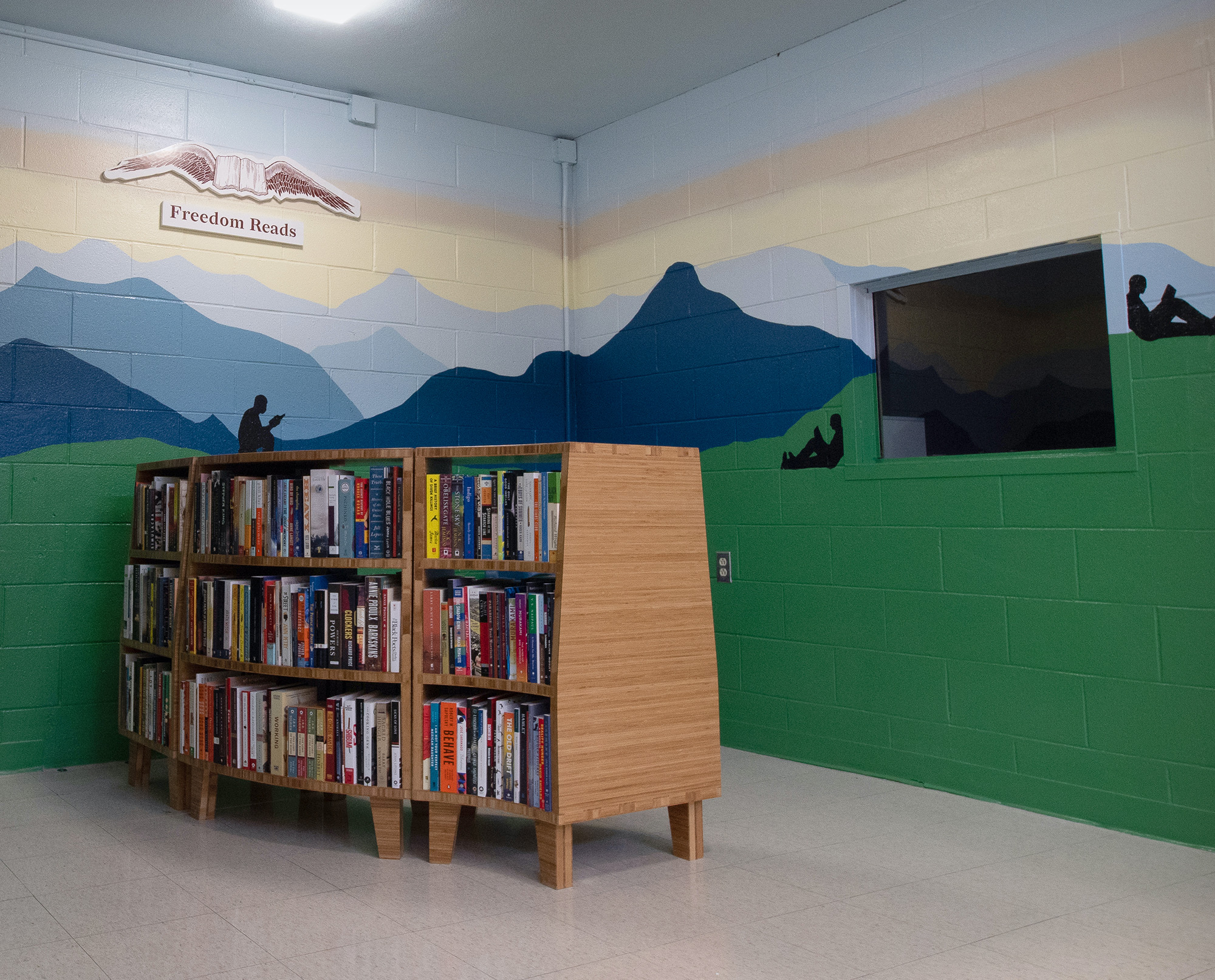 Freedom Library at Old Colony Correctional Center in Massachusetts.